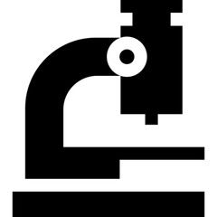 A clean and modern vector icon representing research and analysis, featuring a magnifying glass and document in minimal line art style. Perfect for academic, scientific, business, and data-driven UI U