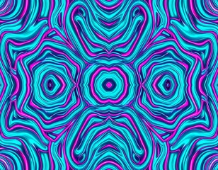 Fototapeta premium Abstract Psychedelic Kaleidoscope