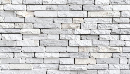 Obraz premium White stone wall texture