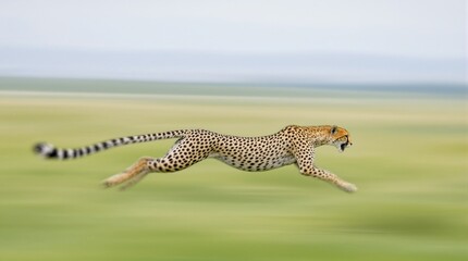 cheetah in the savannah
