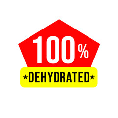 100% dehydrated png, food process, dry label