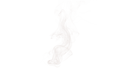 Abstract representation of a swirling white form against a stark black background with glitch effects