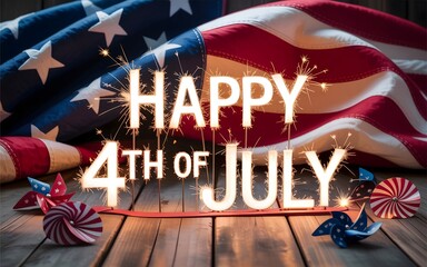 Photo of happy 4th of july celebration