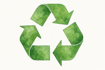 green recycle sign