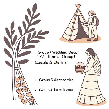 Boho wedding couple teepee decor outfits