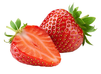 Fresh strawberries close up photo for healthy eating and summer fruit dessert ideas and strawberry recipes