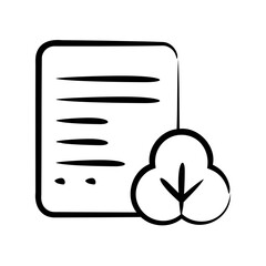 Digital receipt with a small tree