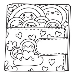 Comfy Kawaii – Cute and Easy Coloring Pages for Teens and Adults | Relaxing Japanese-Inspired Designs | Print