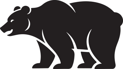 silhouette vector, and art style buffalo