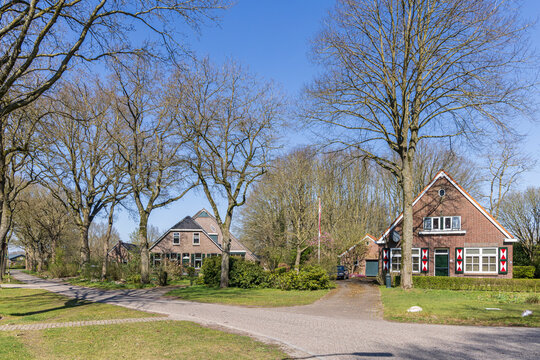 Townscape of Elp Midden-Drenthe in Drenthe The Netherlands