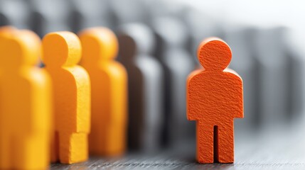 Des personnages choisis pour leurs compétences par les ressources humaines dans le cadre d'un recrutement