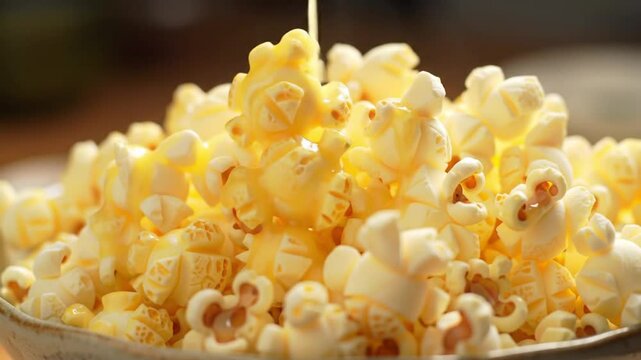 Delicious popcorn with butter recipe: easy homemade snack for movie night and party 