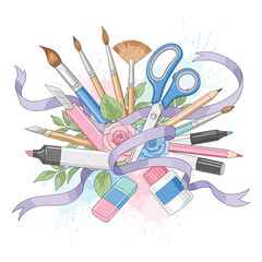 Watercolor Sublimation Art Tools

