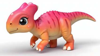 Fototapeta premium Cute Cartoon Dinosaur Toy for Children