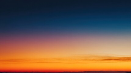 Obraz premium The stunning sunset casting vibrant colors across a serene horizon.