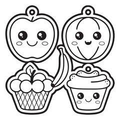 Comfy Kawaii – Cute and Easy Coloring Pages for Teens and Adults | Relaxing Japanese-Inspired Designs | Print