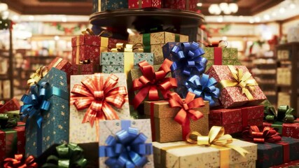 Christmas gifts display - Powered by Adobe