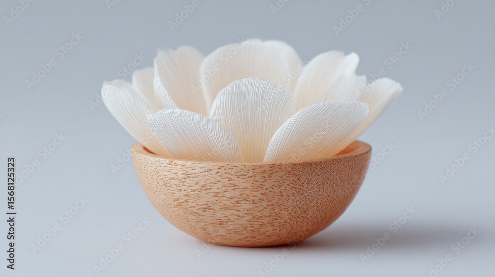 Poster simple and elegant image of unique object isolated on white background