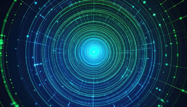 Abstract concentric circles