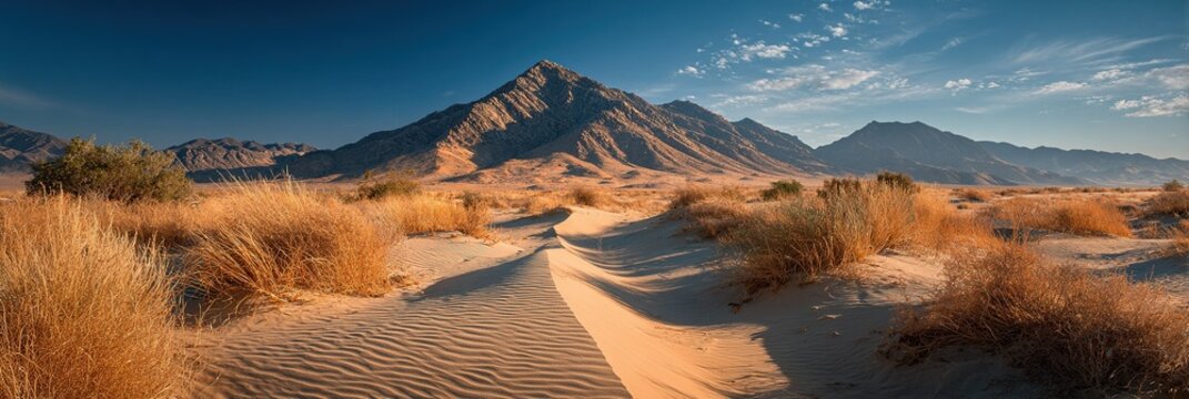 Singing sand phenomenon vibration wave patterns on California Kelso Dunes, unique acoustic geology for science documentaries, education, or abstract art.