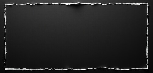 Distressed black paper, ripped edges, grunge texture,  collage,  torn