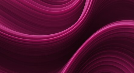 Fototapeta premium Abstract Flowing Lines in Shades of Deep Pink and Purple