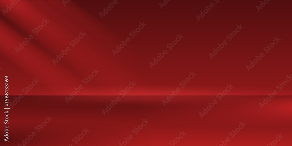 Poster dark red background with subtle highlight effect. the spotlight creates a gradation from bright red 
