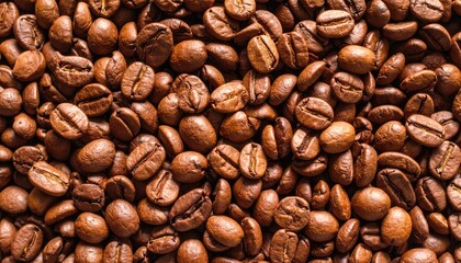 Fototapeta premium Roasted coffee beans close-up (10)