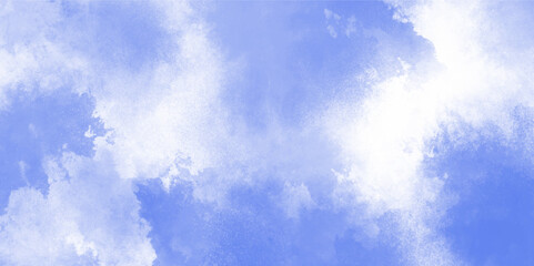 Abstract light blue watercolor cloudiness, mist, or smog background. light blue sky with white background and blurred pattern. Vivid textured aquarelle painted art design background.	