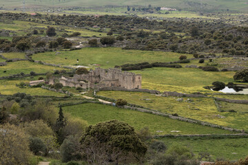 countryside showing an ancient ruins