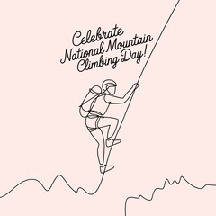 Celebrate national mountain climbing day