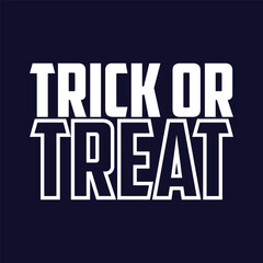 Trick or Treat Halloween social media greeting web banner template in orange and black and orange colors