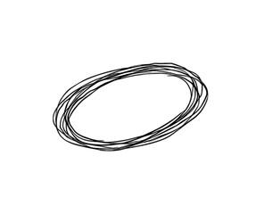 hand-drawn black circles and ovals for highlighting text.