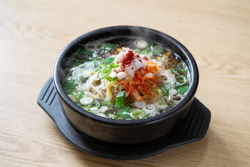 Bean Sprout and Rice Soup