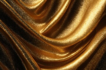 Glistening gold metal surface ideal for upscale design ventures and sophisticated presentations in luxury branding and high-end marketing