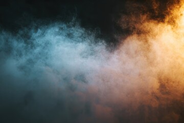 Misty fog and smoke overlays for atmospheric effects in creative projects and immersive designs