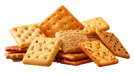 Assorted Cracker Types for Product Display