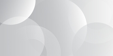 White geometric abstract background overlap layer on bright space with lines effect decoration art