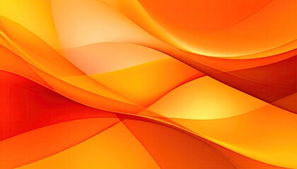 Abstract orange and yellow flowing shapes (1)