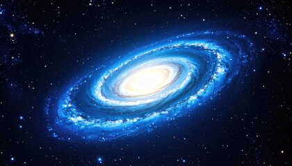 Spiral galaxy in deep space (9)
