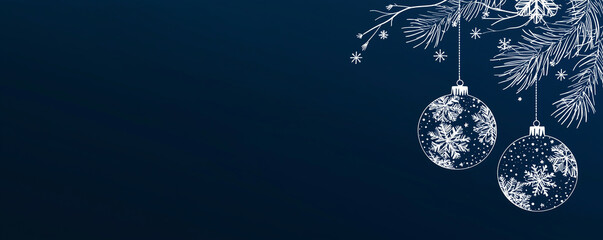 Minimalistic Merry Christmas card