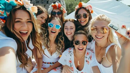 Bachelorette Party Group Photo