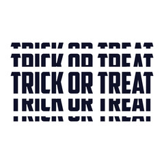 Trick or Treat Halloween social media greeting web banner template in orange and black and orange colors