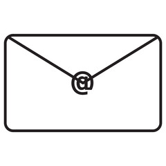 envelope with a message