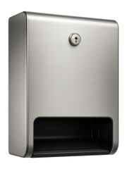 Large capacity paper towel dispenser with a lockable compartment, suitable for a shared kitchen in a co-living space.