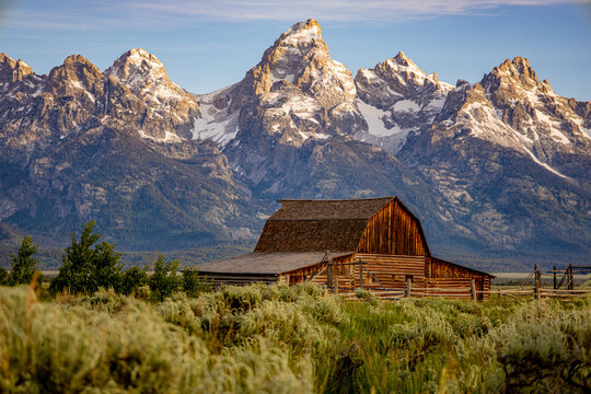 Mormon Row in Grand Teton National Park