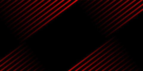 Abstract black and red stripes line gradient background for backdrop or presentation