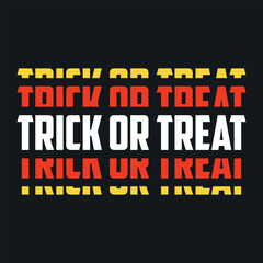 Trick or Treat Halloween social media greeting web banner template in orange and black and orange colors