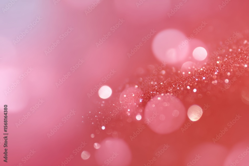 Wall mural light pink gradient background with subtle sparkle