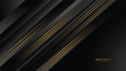 Dark black abstract background for presentation design. Simple black abstract banner background